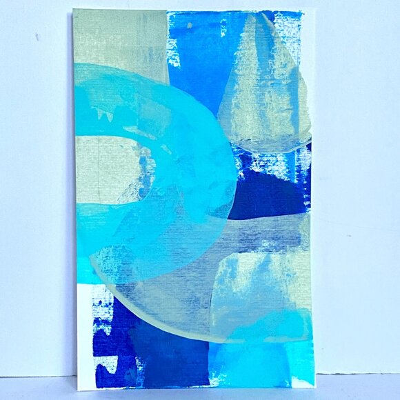 Intersectionality 4 Original Abstract Acrylic Painting 8x10in Matted Frame Ready - Picture 6 of 8